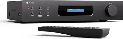 Produktbild von Auna Art22 Verstärker HiFi Stereo Mit Bluetooth & DAB+ Radio – 2x60 W, Optische & Koaxiale Eingänge, FM-Tuner, CD/DVD-Wiedergabe, Fernbedienung, Kompaktes Design, Schwarz
