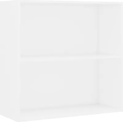 Image de vidaXL Bibliothèque blanche 80x30x76,5 cm Bois composite