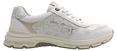 Immagine prodotto di Scarpe da ginnastica da donna Romika, modello stringato, colore bianco, ideali per il tempo libero