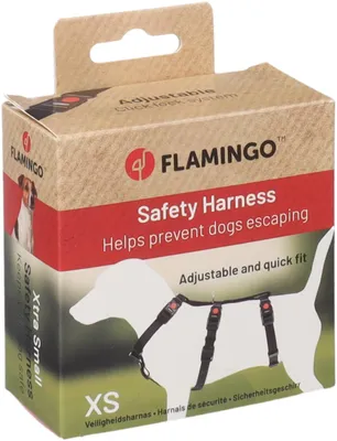 Produktbild von Hund Sicherheitsgeschirr Zera Schwarz XS 25-40 cm 30-45 cm 15 mm