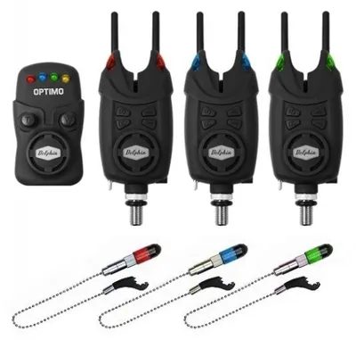Produktbild von DELPHIN OPTIMO 9V+CSWII+snag, Bissanzeiger Set, 3+1, 900022401