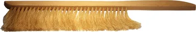 Produktbild von Großer Naturhaarbesen mit Holzgriff