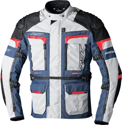 Zdjęcie produktu dla RST Pro Series Adventure-X CE Textil Damenjacke - Silber/Blau/Rot