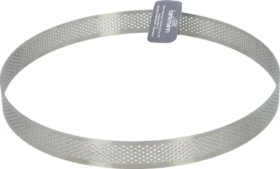 Produktbild von BIRKMANN Back- und Tortenring, Ø 20 x H 2 cm, perforiert, Edelstahl, Spülmaschinengeeignet, 265943