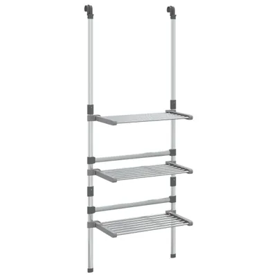 Image de vidaXL Séchoir à linge suspendu 3 étages aluminium
