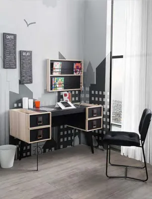 Obrázek produktu pro Psací stůl, počítačový stůl, nábytek, pokoj pro mládež, stoly, dřevo, nábytek do ložnice