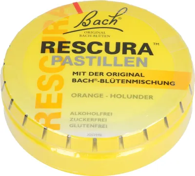Produktbild von Bachblüten Original Rescura Pastillen Orange-Hol, 50 g Pastillen