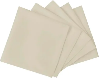 Produktbild von vidaXL Dinner-Servietten 100 Stk Creme 50x50 cm