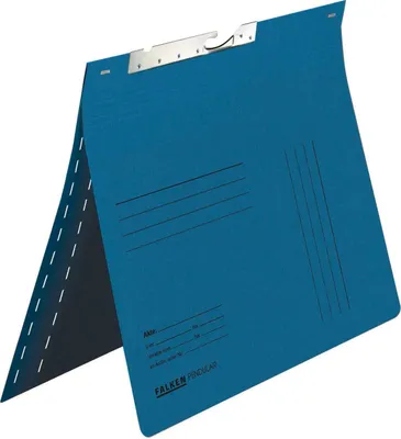 Produktbild von Falken 50x Pendelhefter, A4, kaufm. Heftung, Schlitzstanzung, Blau, 15033660F