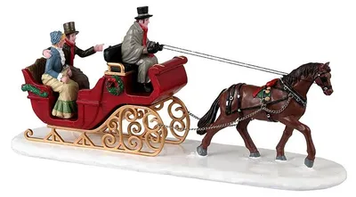 Productafbeelding van Scenic Sleigh Ride Kersthuisje LEMAX