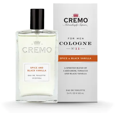 Zdjęcie produktu dla CREMO - Woda toaletowa dla mężczyzn SPICE & BLACK VANILLA 100 ml