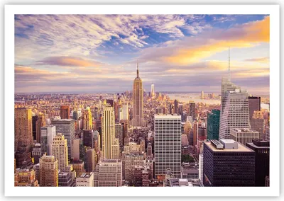 Produktbild von Poster - Poster ohne Rahmen - New York Stadt - 100x70 cm - Wand Bild - Wanddeko - Wandbilder - Kunstposter - Wandposter - Bilder - Kunstdruck - Wanddekoration - Wandbild - P2XAA100x70-3638