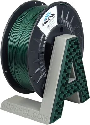 Produktbild von AURAPOL PLA 3D Filament Metallisches Grün 1 kg 1,75 mm