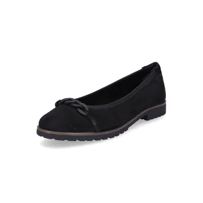 Produktbild von Tamaris Damen Leder Ballerina schwarz