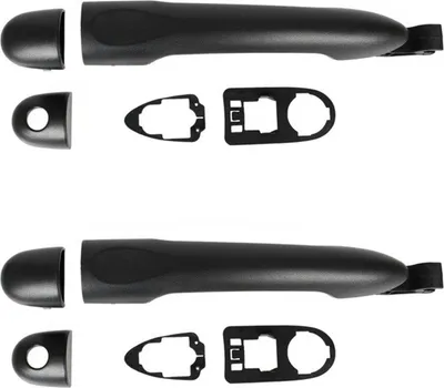 Image de Poignée de porte Extérieur GAUCHE + DROITE AVANT pour Renault Megane III Fluence Clio IV