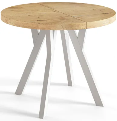 Obrázok produktu pre Jedálenský Stôl Skladací OVO, Jedálenský Stôl Skladací Okrúhly, Priemer 80 - 130 cm, Lancelot