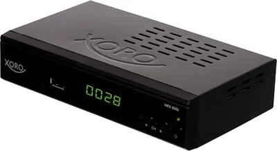 Image de Xoro HRS 8660, HD DVB-S2 Receiver, PVR Ready, schwarz