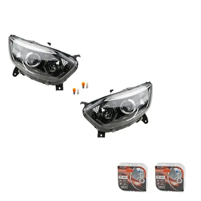 Imagen del producto de Focos delanteros + bombillas Osram Night Breaker Laser, compatibles con Renault Captur (modelos 2013-2017). Juego para lado izquierdo y derecho. Números de referencia: 260609429R, 260601794R, 260603859R, 260103714R, 260103166R, 260102