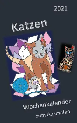 Produktbild von Katzen Ausmalkalender 2021