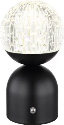 Produktbild von Globo Julsy LED Tischleuchte 2,50W CCT Schwarz Matt, Metall Ø10,5cm 21007S