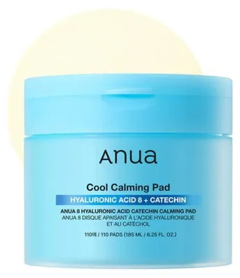 Imagen del producto de Anua - Mascarilla calmante con ácido hialurónico y catequina, 185 ml, 110 unidades
