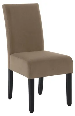 Produktbild von 2er-Set LEO BIG | Bistrostuhl | Taupe | Samt | Gastrostühle, Bistrostühle Gepolstert