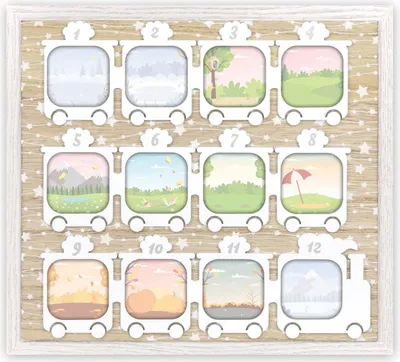 Obrázok produktu pre ZEP detský rámček pre bábätká do 12 mesiacov Darrel 25 x 23 cm