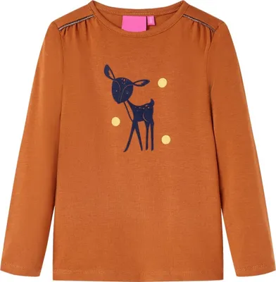 Produktbild von Kinder-Langarmshirt Cognac 104