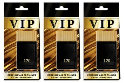 Produktbild von 3x Auto Duft VIP 120,Lufterfrischer Auto,Duftbaum auto,Auto zubehör,Duftspender