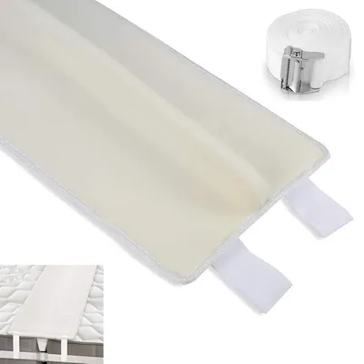 Produktbild von Matratzenbrücke mit Spannband [180×30 cm] – Lückenfüller für Doppelbetten, Keilkissen für Matratzenritze