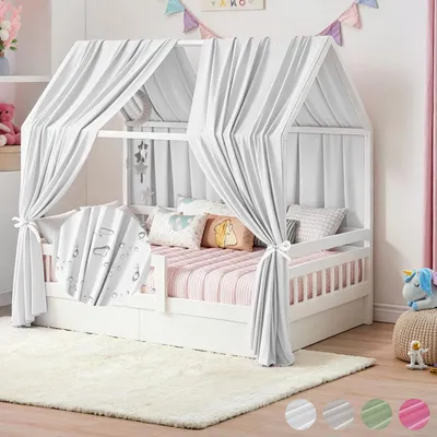 Immagine prodotto di Elzusha - Tenda per letto a 2 pezzi per bambini