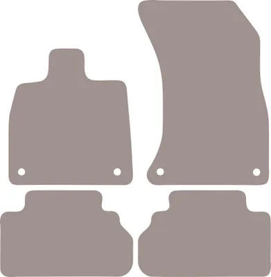 Immagine prodotto di Tappetini in velluto per Audi Q5 FYT Sportback Plug in Hybrid (2021-2022) - set di tappetini LUX beige (4 pezzi)