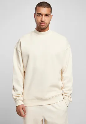 Obrázek produktu pro Urban Classics Mock Neck Crew whitesand - M