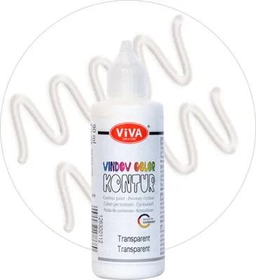 Produktbild von ViVA DECOR Window Color KONTUR 80ml, Transparent