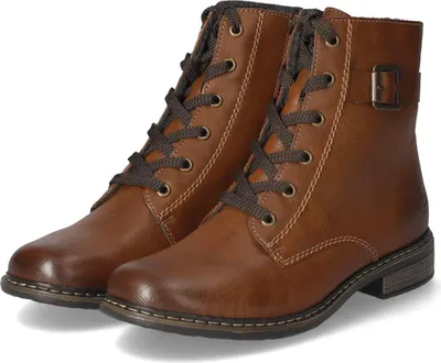 Produktbild von Rieker Damen Schnürstiefelette/ Winter Boots Braun Synthetik Größe: 37