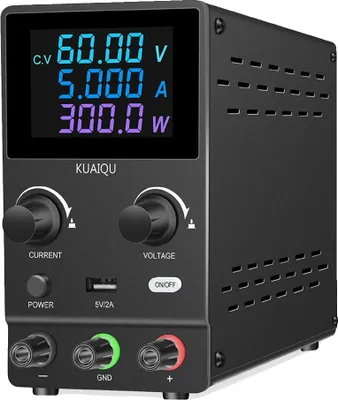 Produktbild von DC Lab-Netzteil, 60V 5A Ausgang, USB-Schnellladung, 60V 5A