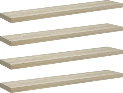 Zdjęcie produktu dla VidaXL 323885, MDF, Metal, Dąb, 1200 mm, 235 mm, 38 mm, 4 szt.