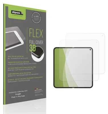 Obrázok produktu pre 2x Ochranná fólia s plným pokrytím, matná, pre vnútornú obrazovku Google Pixel 11 Pro Fold, pancierová fólia, proti nárazom