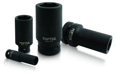 Produktbild von TOPTUL Kraft-Stecknuss KABE2435 Chrom-Vanadium-Stahl