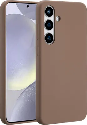 Zdjęcie produktu dla Accezz Liquid Silicone Backcover z MagSafe dla Samsung Galaxy S24 Plus - Jasnobrązowy