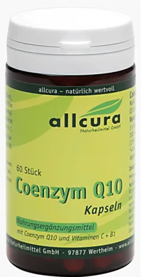 Produktbild von allcura Coenzym Q10 Kapseln, 60 St. Kapseln