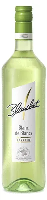 Immagine prodotto di Blanchet Blanc de Blancs vino bianco da tavola secco e fruttato 750ml