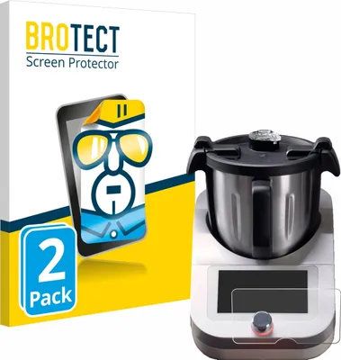 Produktbild von 2x Für Ufesa TotalChef RK7 Schutzfolie BROTECT Displayschutz Display Schutz Folie Klar Transparent