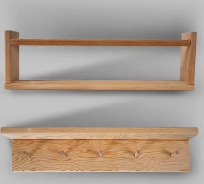 Produktbild von Skye Decor, BLTYZ-AKTV038 , Wandregal, Eiche, 100 % MASSIVES KIEFERHOLZ, 50 x 8 x 15 cm