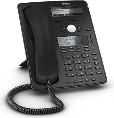 Obrázok produktu pre Snom D745, IP telefón, Čierna, Káblový handset, Stôl / stena, In-band (v prenosovom kanáli), Mimopásmové, Informácie o SIP, Používateľ