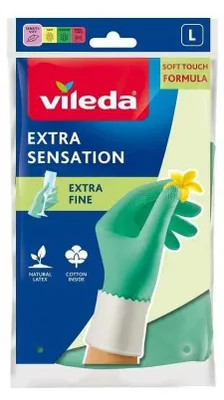 Obrázok produktu pre Vileda Rukavice Extra Sensation L 167395