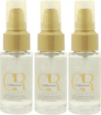 Produktbild von Wella Oil Reflections Light Oil 3 x 30 ml Haarpflegeöl Set