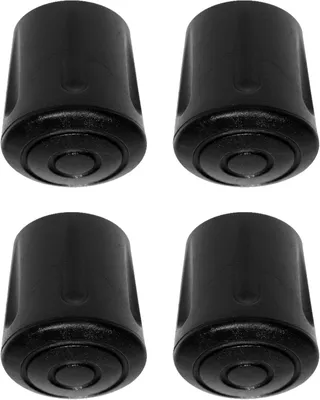 Produktbild von Stuhlgleiter aus EPDM Gummi, rund, 25 mm, 4 Stück, rutschfest für Möbel