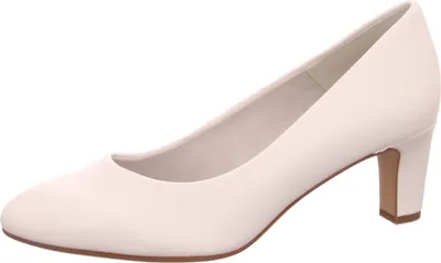 Produktbild von Tamaris Damen Pumps runde Form Blockabsatz 1-22419-41, Größe:40 EU, Farbe:Weiß