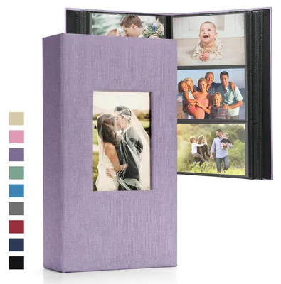 Produktbild von Fotoalbum für 300 Fotos (10x15 cm) mit Lederumschlag